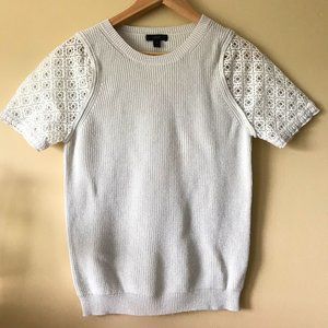 J Crew short-sleeve knit top